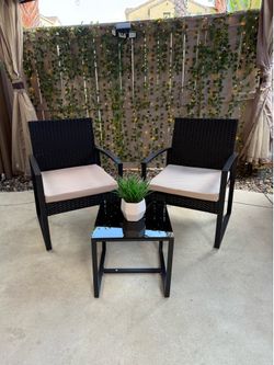 3 Piece Outdoor Patio Set