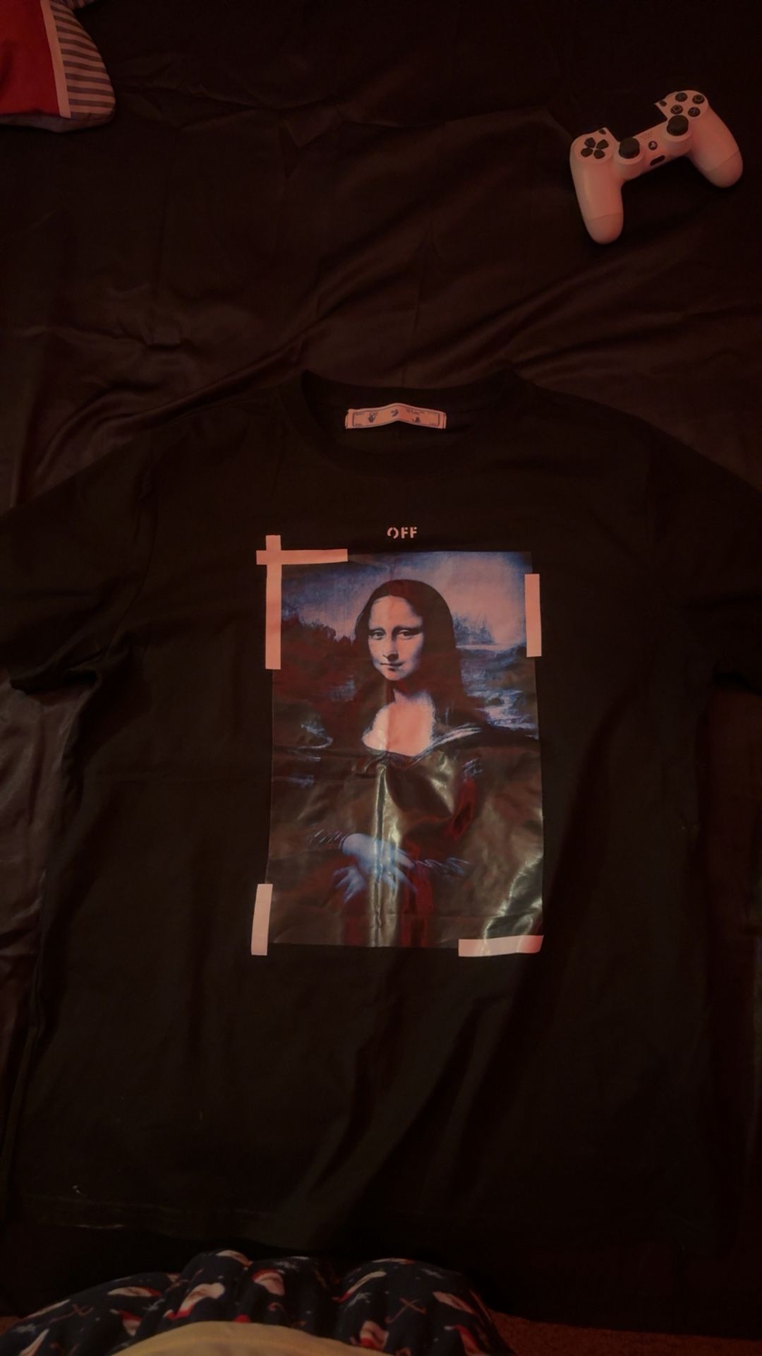 Off White Monalisa Shirt Black-L