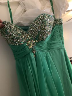 Green prom dress