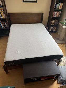 Queen Size Bed Frame + Mattress