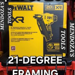 Dewalt 21-Degree Framing Nailer 20v MAX XR 
