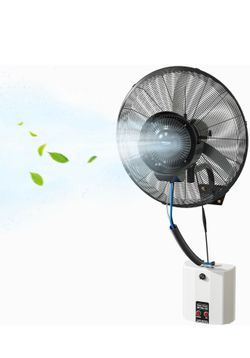 26" Outdoor Misting Wall Fan