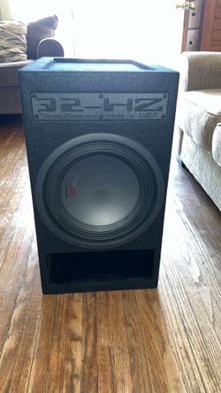 12inch sub and box 750 rms 2250 watts peak