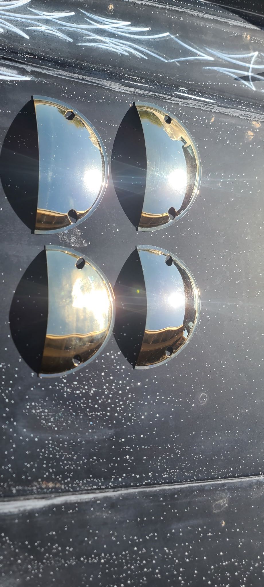 1963 Gold Plated Impala Headlight Covers