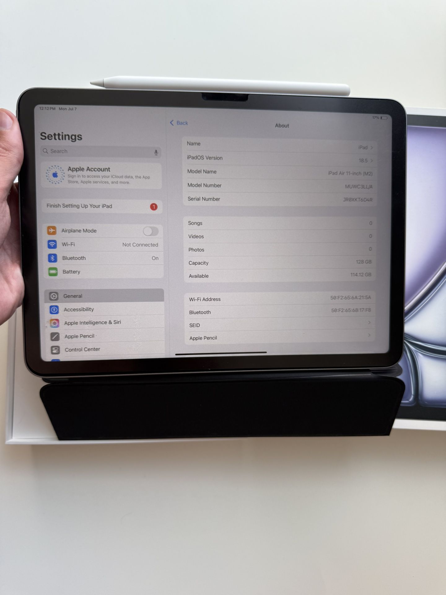 IPad Air M2, 128, + Apple Pencil