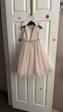 2t/2 Sparkle Champagne Formal Dress 