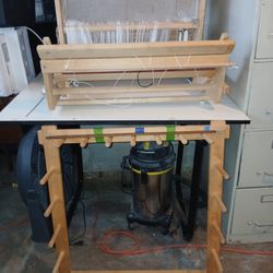8 Shaft Table Loom w/Warping Board +++