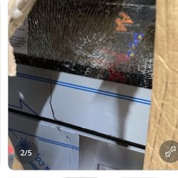 Verna Stove With Glass Damage 