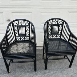 Brighton Vintage Bamboos Accent Chairs