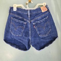 LEVI'S BLUE JEANS LADIES SHORTS 
