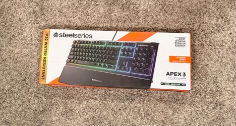New Steel Series Apex 3 Keyboard