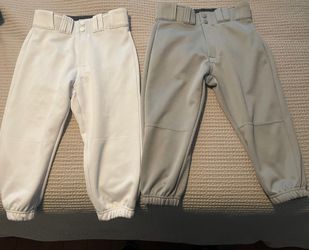 Baseball Pants Youth Medium (grey and white)