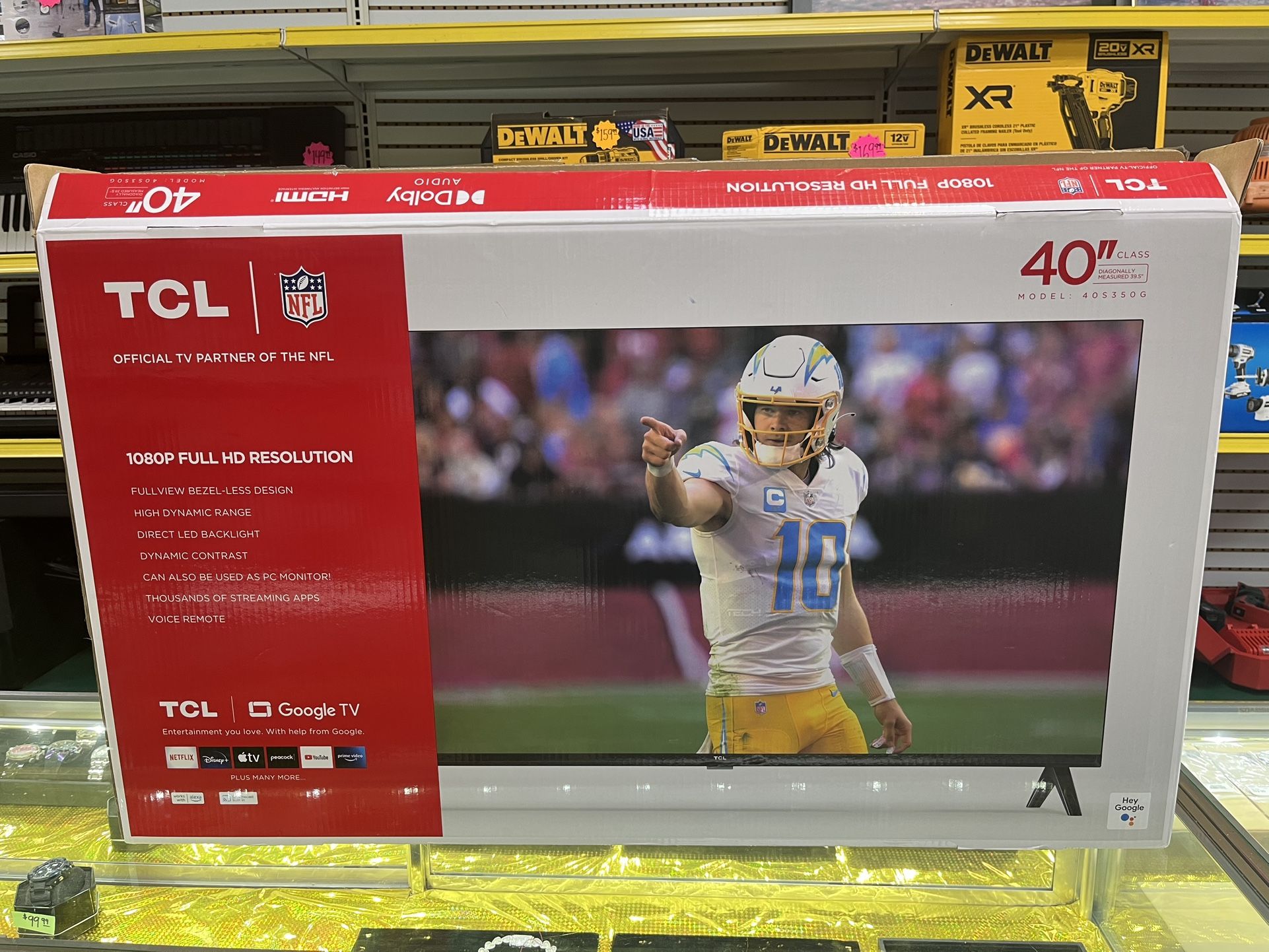 TCL 40” Google Smart TV