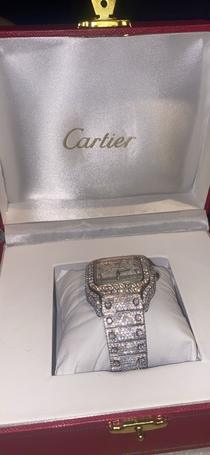 Two Tone Moissanite Watch