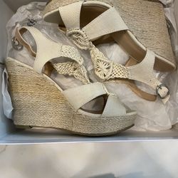 Nine West Espadrille Wedges Size 7.5