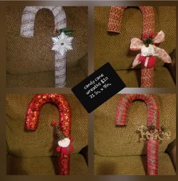 Candy Cane Wreath