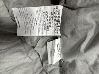 Full size comforter Open box