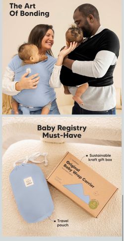 KeaBabies Original Baby Wrap Carrier