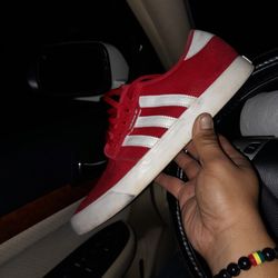 Vintage Red Adidas Size 9-1/2