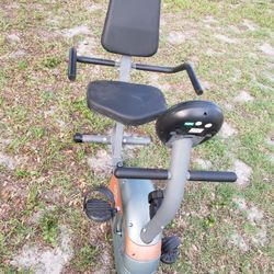 Exercise bike can be broken into easy to take