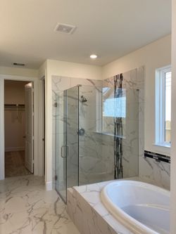 Shower Door 3/8 Glass 