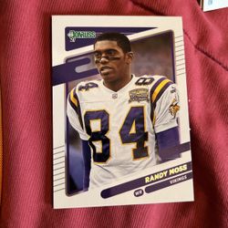 Short Print variation RANDY MOSS RANDY MOSS 2021 DONRUSS NO HELMET PHOTO VARIATION SP
