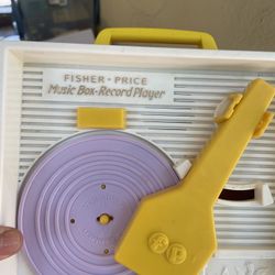 Fisher Price Record Player/Records