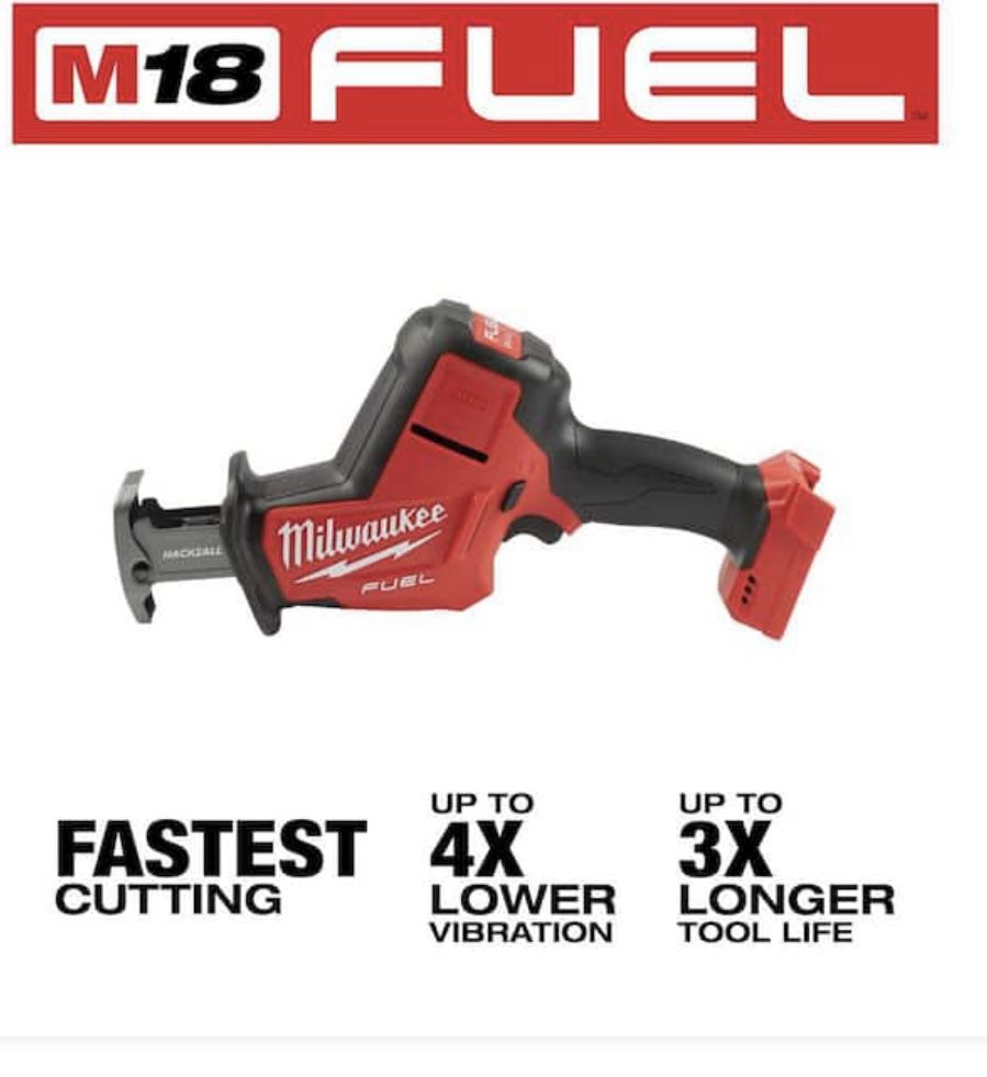 Brand New In A Box Milwaukee M18 FUEL 18V Lithium-Ion Brushless Cordless HACKZALL Reciprocating Saw (Tool-Only)