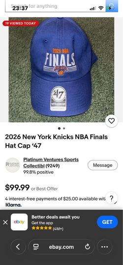 knicks final hat