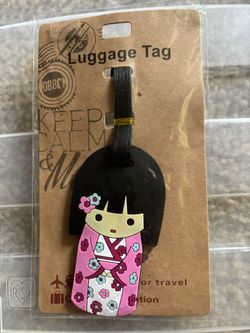 Kimono girl Luggage tag. Brand NEW - Super Cute! 