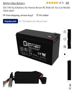 Mighty Max Battery For Toy Car