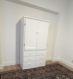 White 6 Drawer Closet 