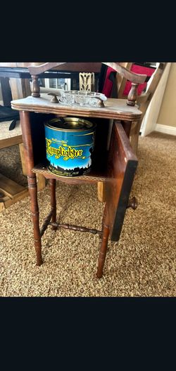 Antique smokers table