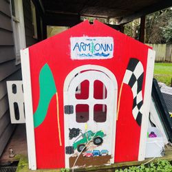 Large Wooden Playhouse 