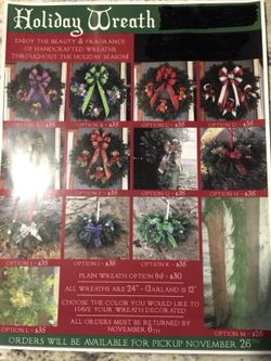 Holiday Xmas’s Wreath’s Hand Made!!!