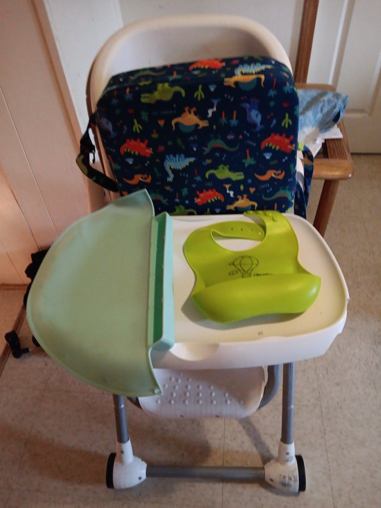 High Chair With Extras