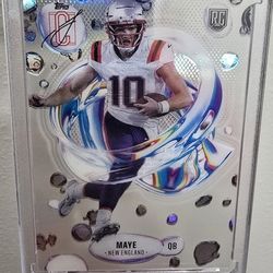 2024 DRAKE MAYE Topps Signature Class Fluidity Acetate Case Hit #F-3 Patriots SP