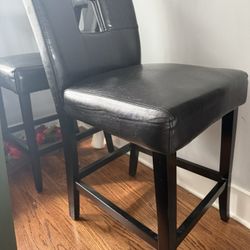 Counter Height High Back Stools (Set of 2) 24”