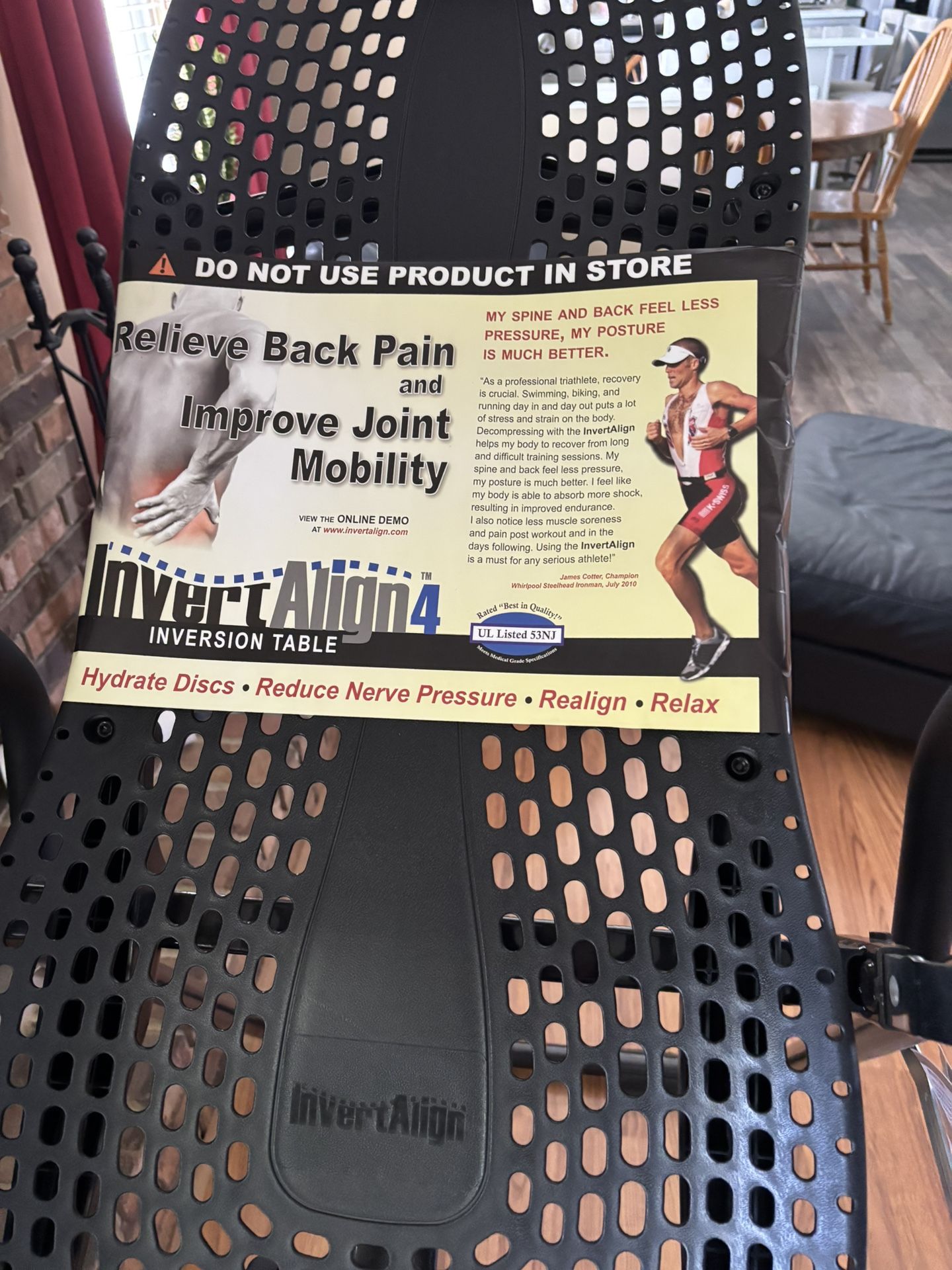 Invert Align 4 Inversion Table