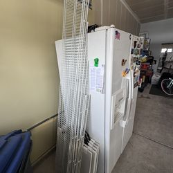 Super slide White Closet Shelf