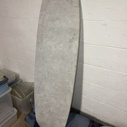 Solid White Marble Coffee Table Top/ No Base