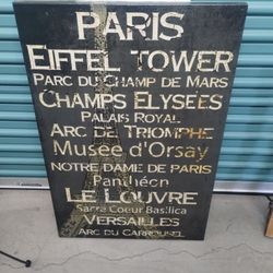 PARIS Pic 36x24 inches