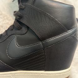 Nike Dunk Sky Hi Brown/Gum Hidden Wedge Heel Sneakers Size 9 (528899-202) Rare