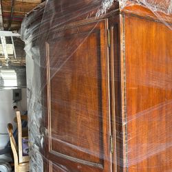 Solid Oak Armoire 
