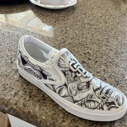 Vans With Hand Drawn Art