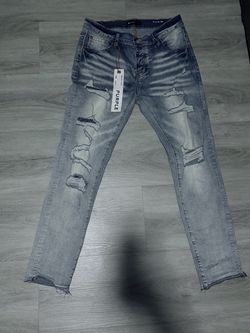 Size 32 purple jeans blue Slim Jeans