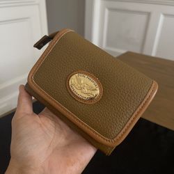 Brown Dual Passport Holder PU Leather Passport Holder with 4x3 Card Slot Combo