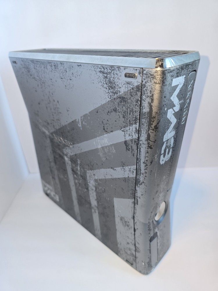 MW3 Xbox 360 Limited Edition Console – Black Controller + Power Supply – Tested! (No HDMI)