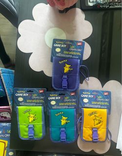 vintage nintendo gameboy color pokemon cases