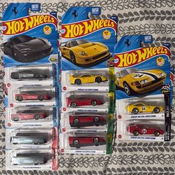 Hot Wheels Ferraris 